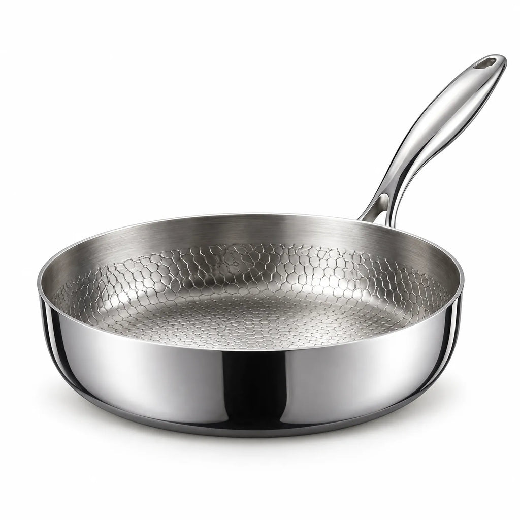 Morvane - High-Walled Frying Pan For Family Meals Frying Eggs, Pancakes And Fish