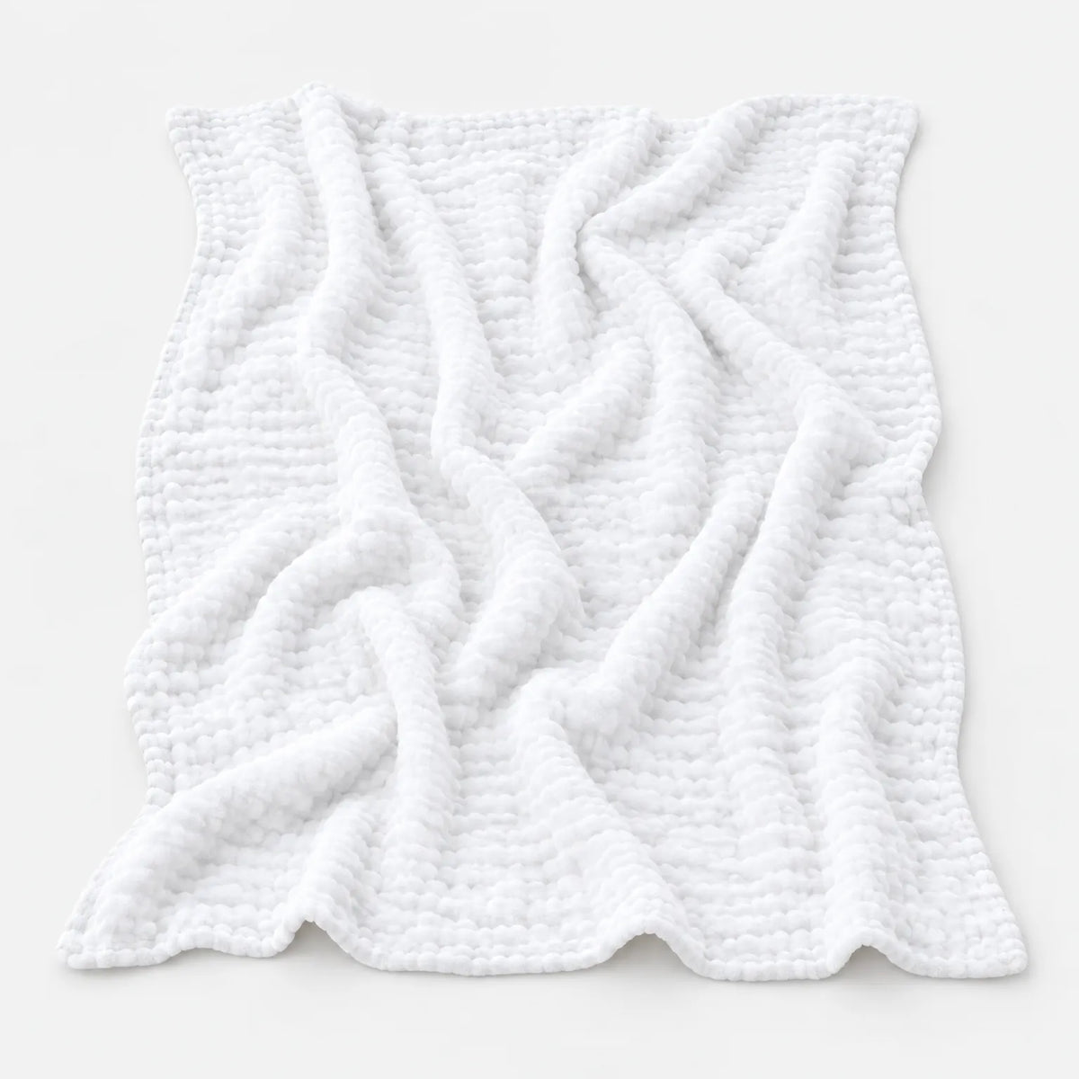 Mussla - Cotton Muslin Throw Blanket Relaxing On The Sofa