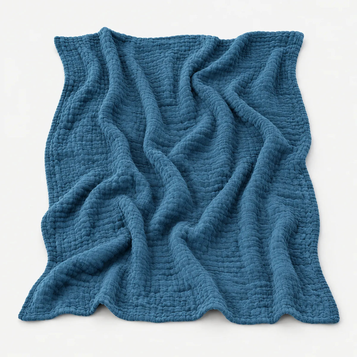 Mussla - Cotton Muslin Throw Blanket Relaxing On The Sofa