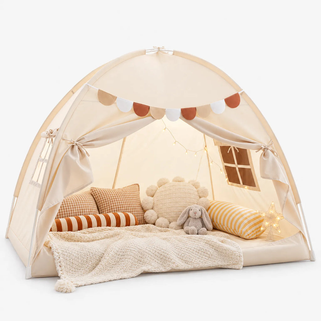 Nookla - Childrens Canopy Tent For Bed Creating A Cosy Reading Corner