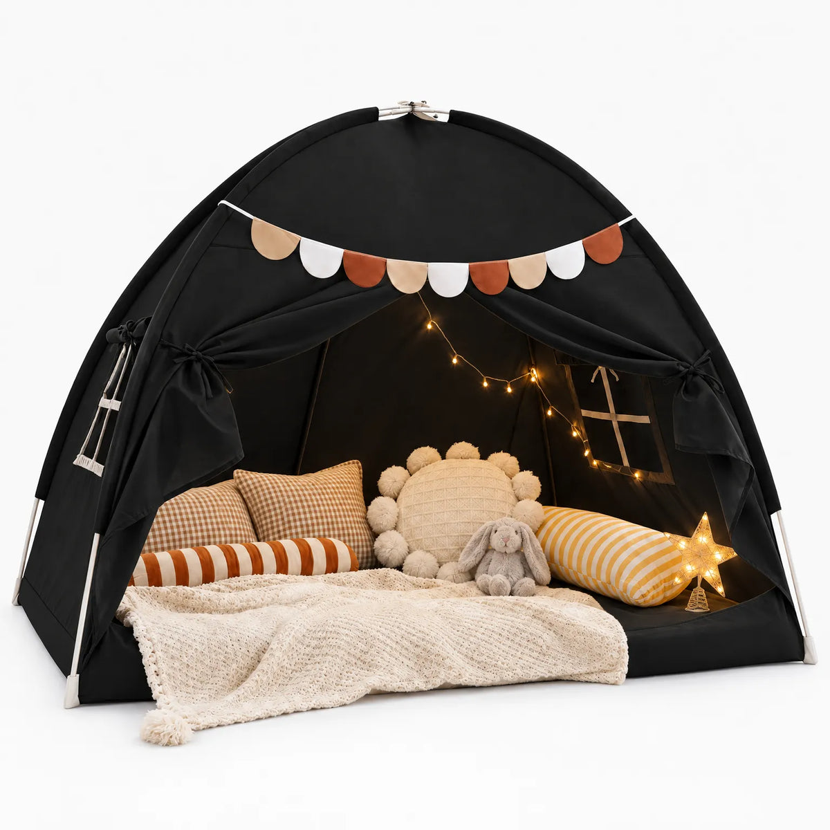 Nookla - Childrens Canopy Tent For Bed Creating A Cosy Reading Corner