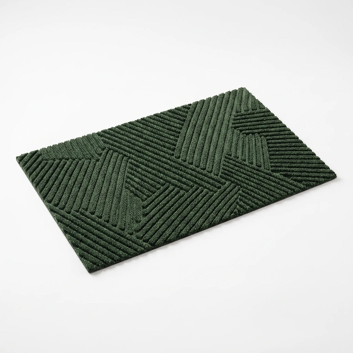NordiMat - Modern Patterned Front Door Mat Trapping Dirt