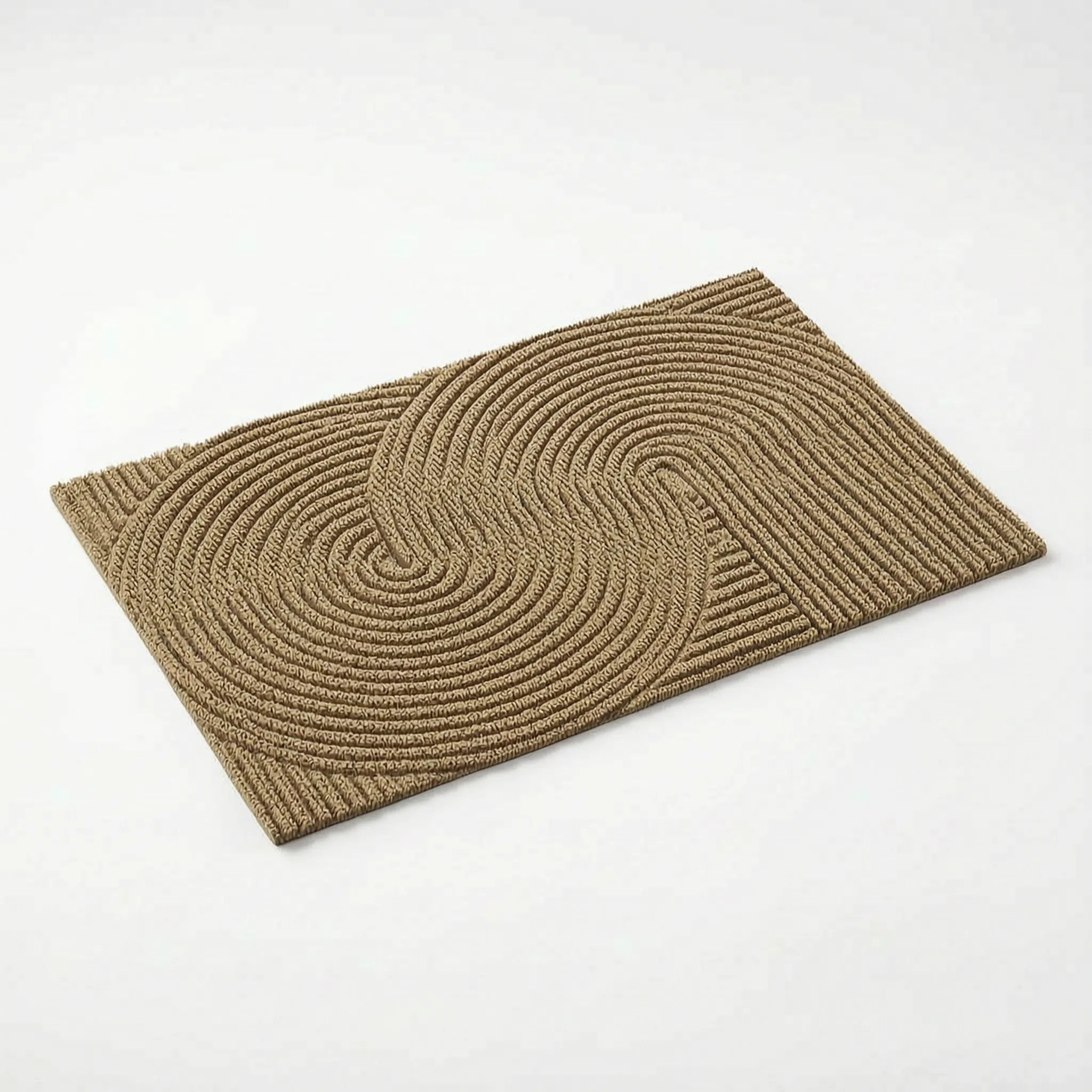 NordiMat - Modern Patterned Front Door Mat Trapping Dirt