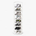 Novarix - Minimalist Vertical Round Shoe Rack Keep Daily Shoes Tidy And Out Of The Way By The Front Door