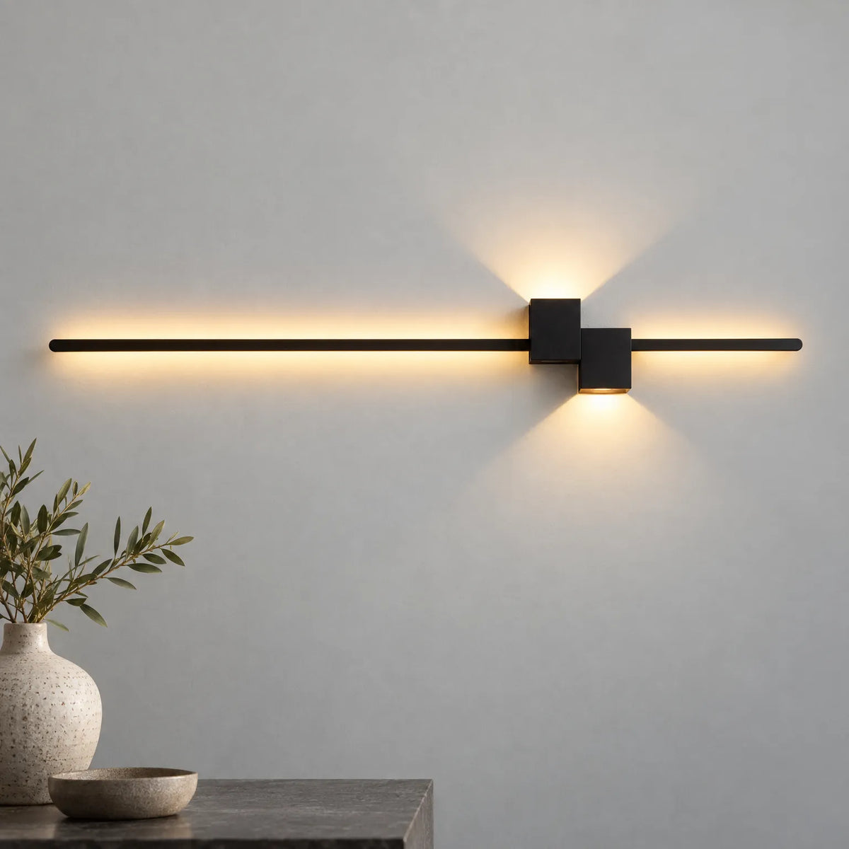 Novastil - Modern Minimalist Wall Light Illuminating Hallways