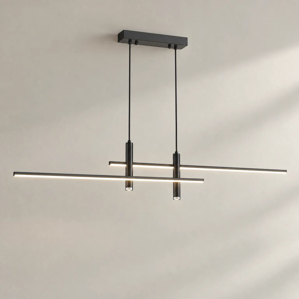 Novastra - Linear Pendant Light Illuminating Kitchen Islands
