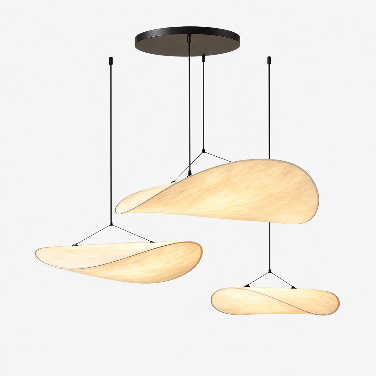 Nuvola - Cloud-Shaped Ceiling Pendant Light Illuminating Dining Spaces