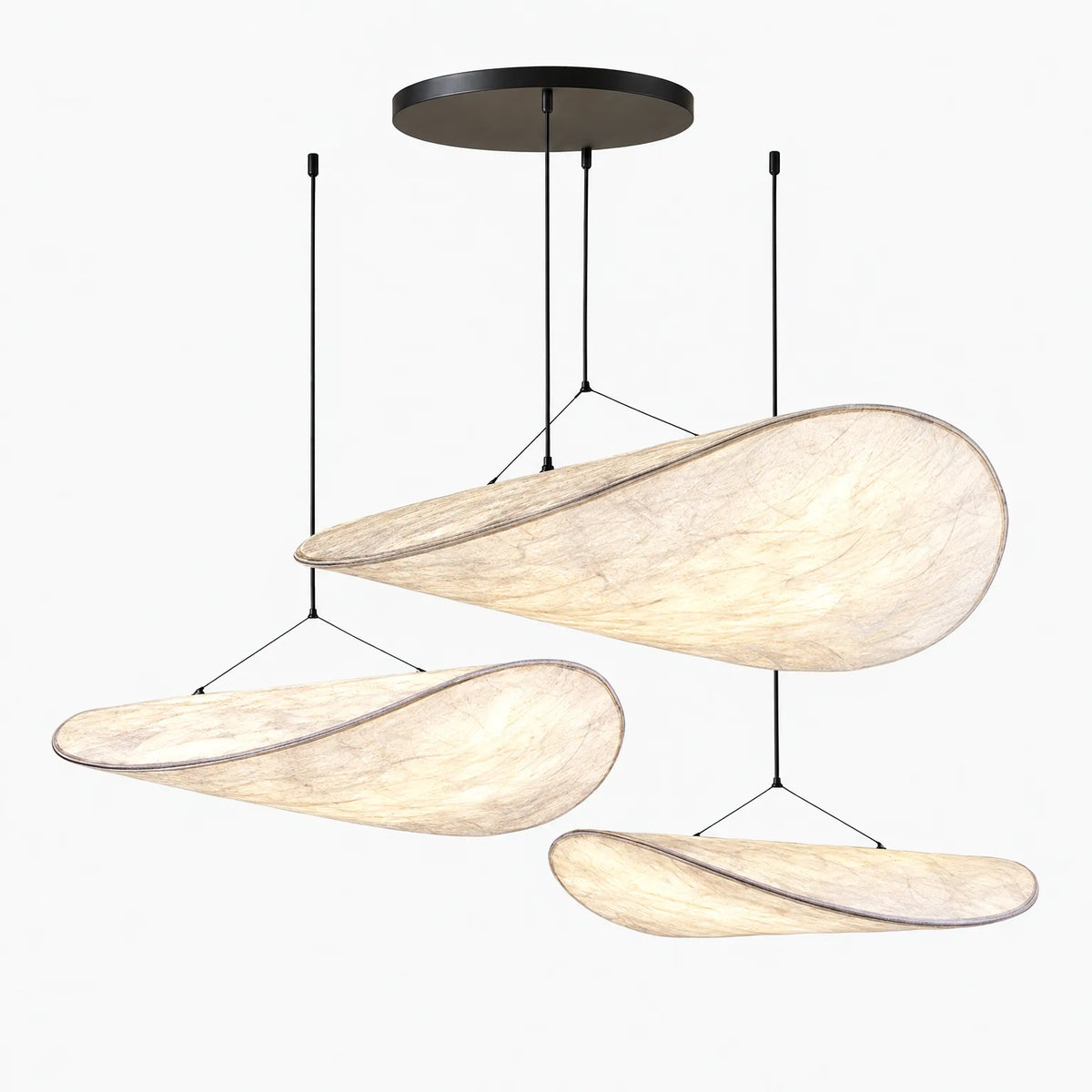 Nuvola - Cloud-Shaped Ceiling Pendant Light Illuminating Dining Spaces