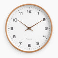 Nyvura - Scandinavian Minimalist Round Wall Clock Check The Time At A Glance