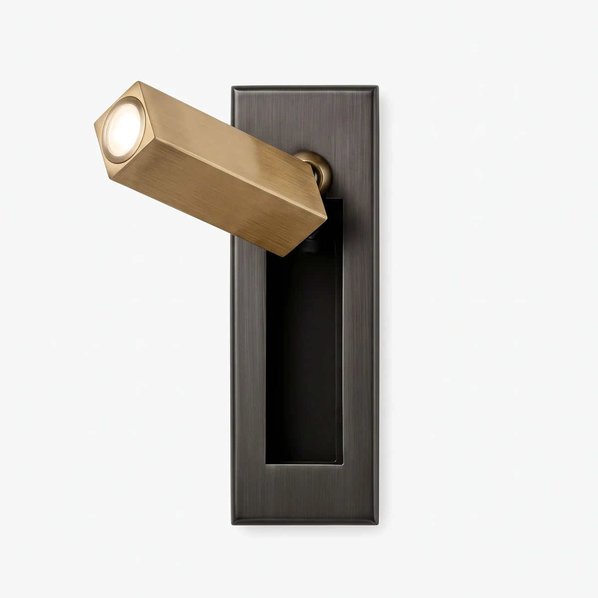 Nyxum - Recessed Folding Reading Wall Sconce Reading In Bed Without Disturbing A Sleeping Partner