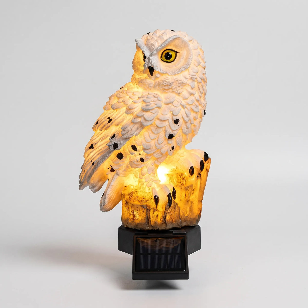 Owlberra - Charming Owl-Shaped Solar Garden Light Illuminates Garden Paths