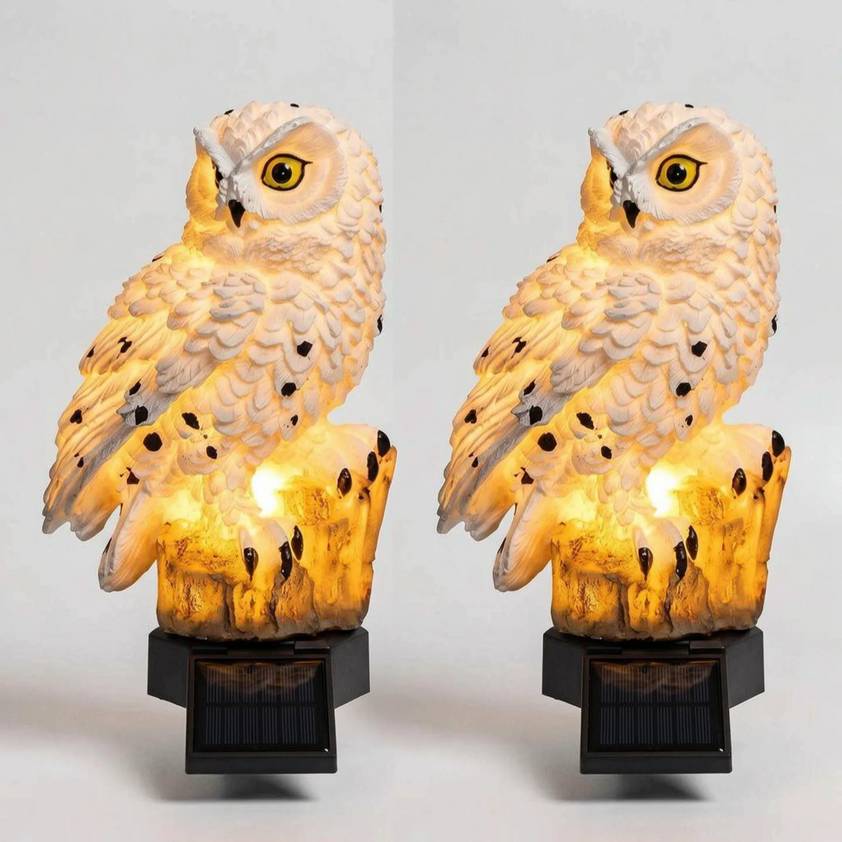 Owlberra - Charming Owl-Shaped Solar Garden Light Illuminates Garden Paths