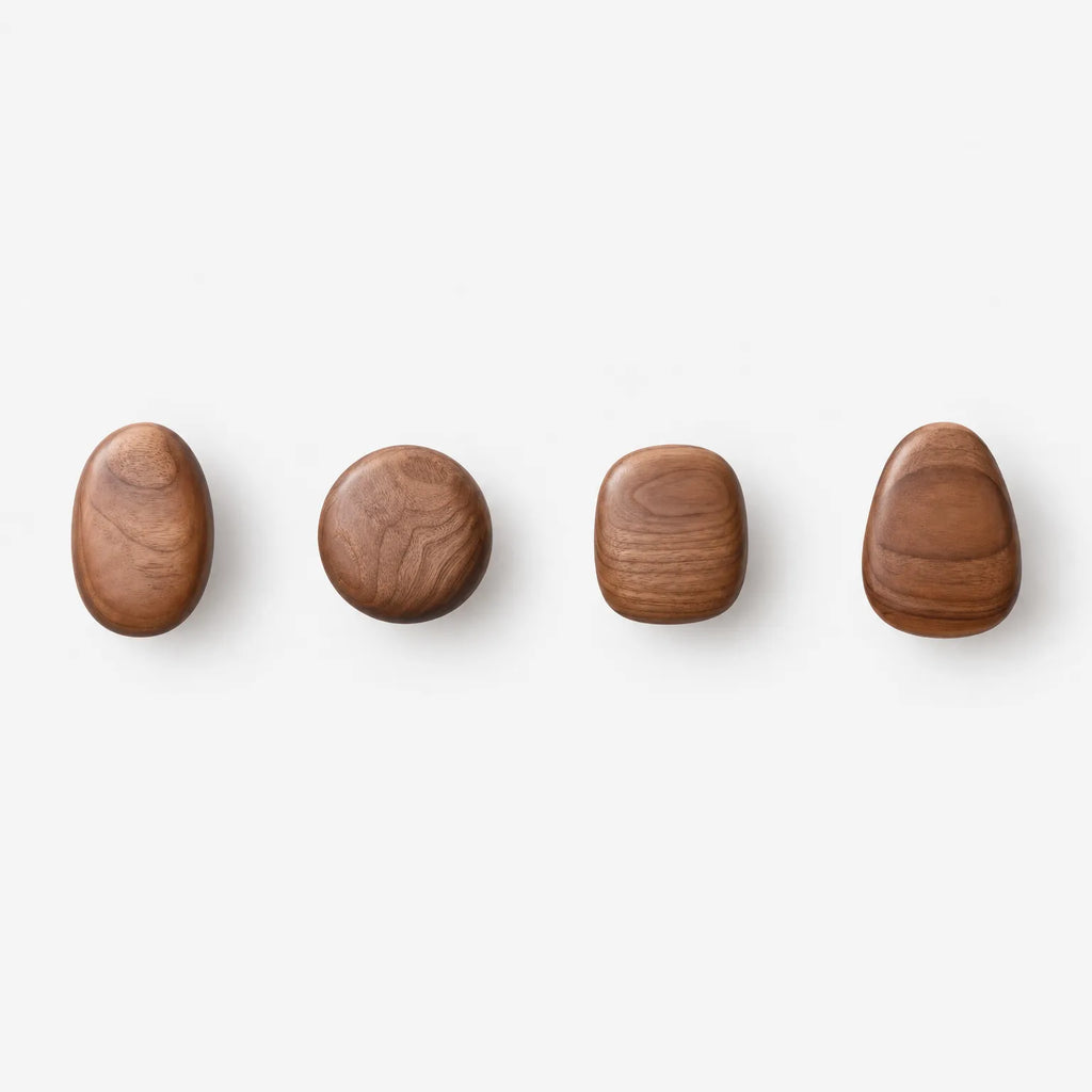 Pebblis - Wooden Wall Hooks Hanging Winter Coats