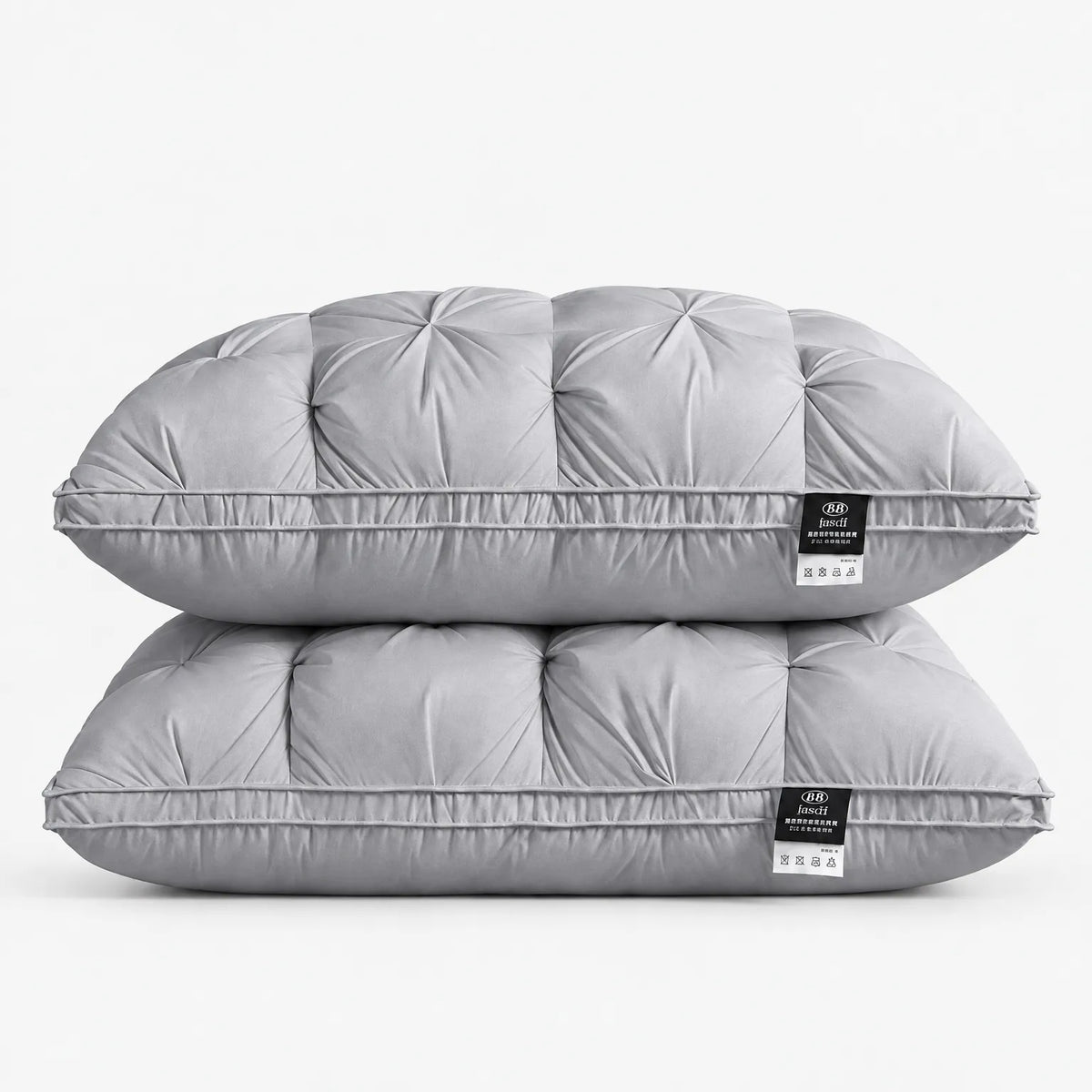 Plumoso - Tufted Down Pillow Supporting The Neck