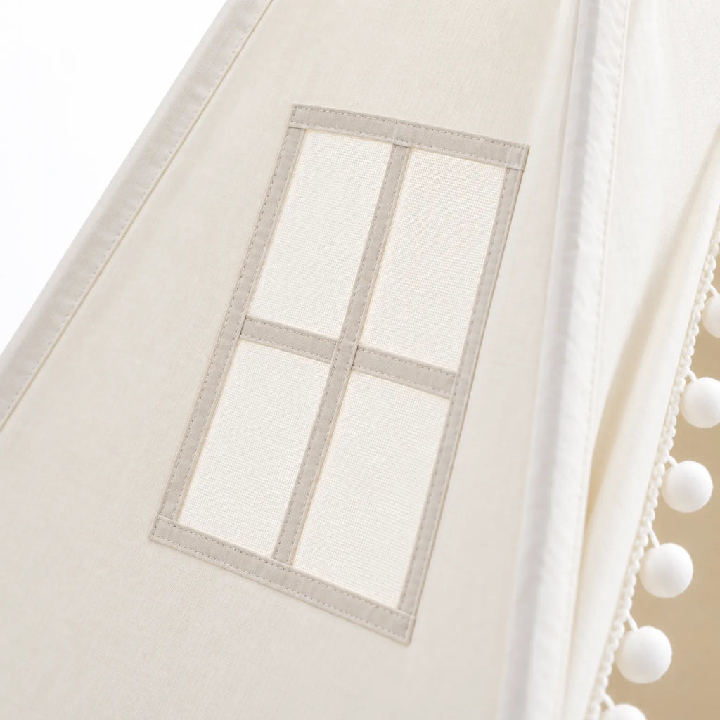Pompico - Classic Children's Teepee Tent Setting Up Reading Corners