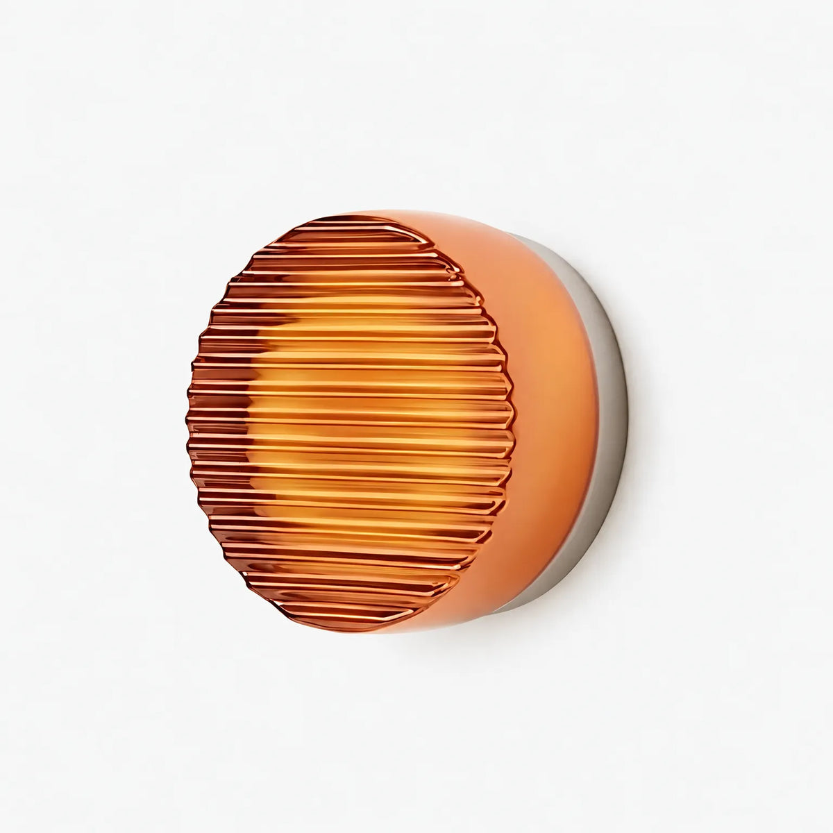 Radiance - Contemporary Ribbed Wall Light Illuminating Dark Corners
