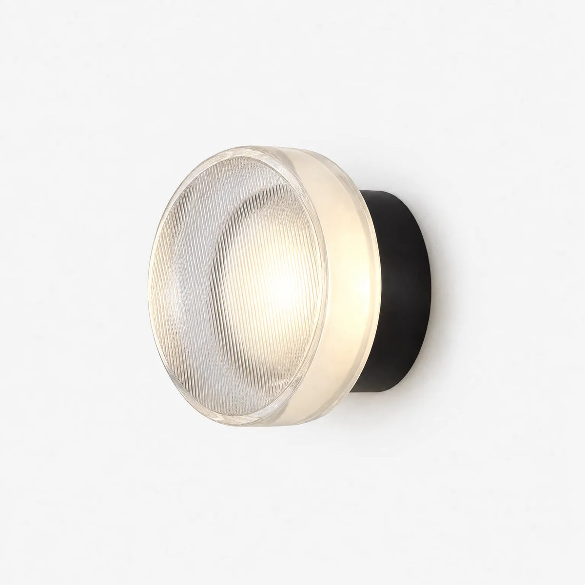 Radiance - Contemporary Ribbed Wall Light Illuminating Dark Corners