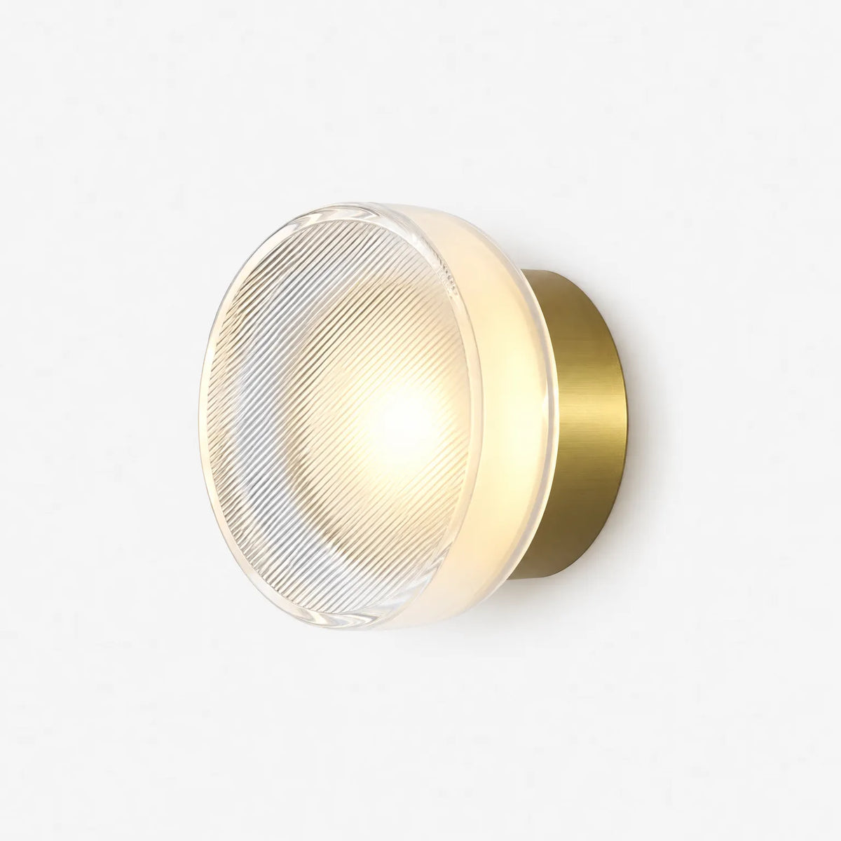Radiance - Contemporary Ribbed Wall Light Illuminating Dark Corners