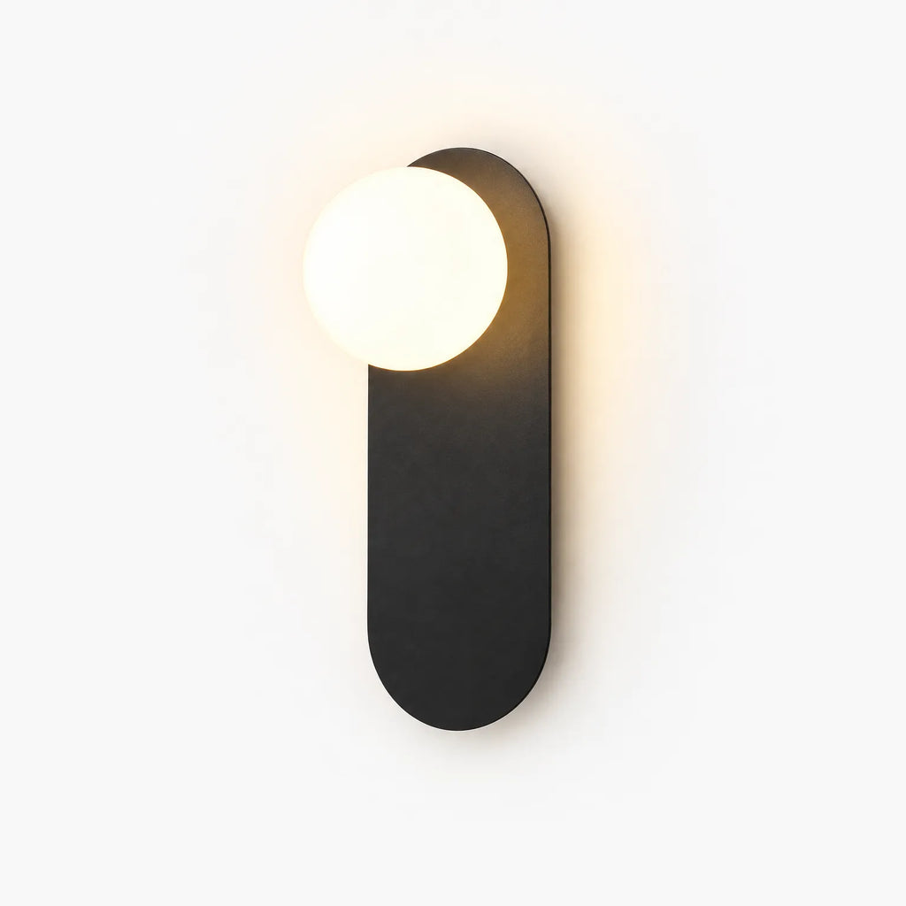 Sedron - Modern Minimalist Curved Wall Sconce Light Brightening A Dim Hallway