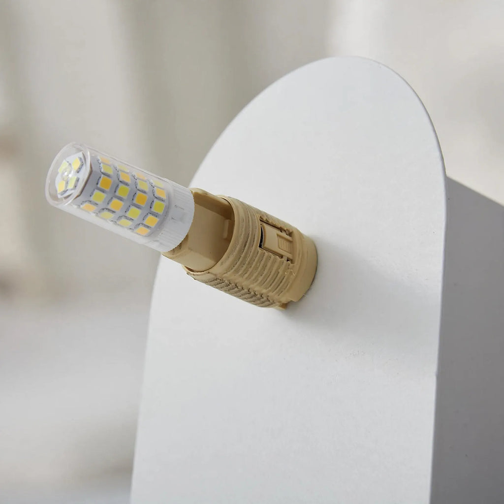 Sedron - Modern Minimalist Curved Wall Sconce Light Brightening A Dim Hallway