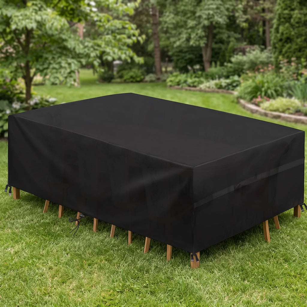 Shelteck - Garden Furniture Set Protective Cover Shielding Patio Dining Sets From Sudden Downpours