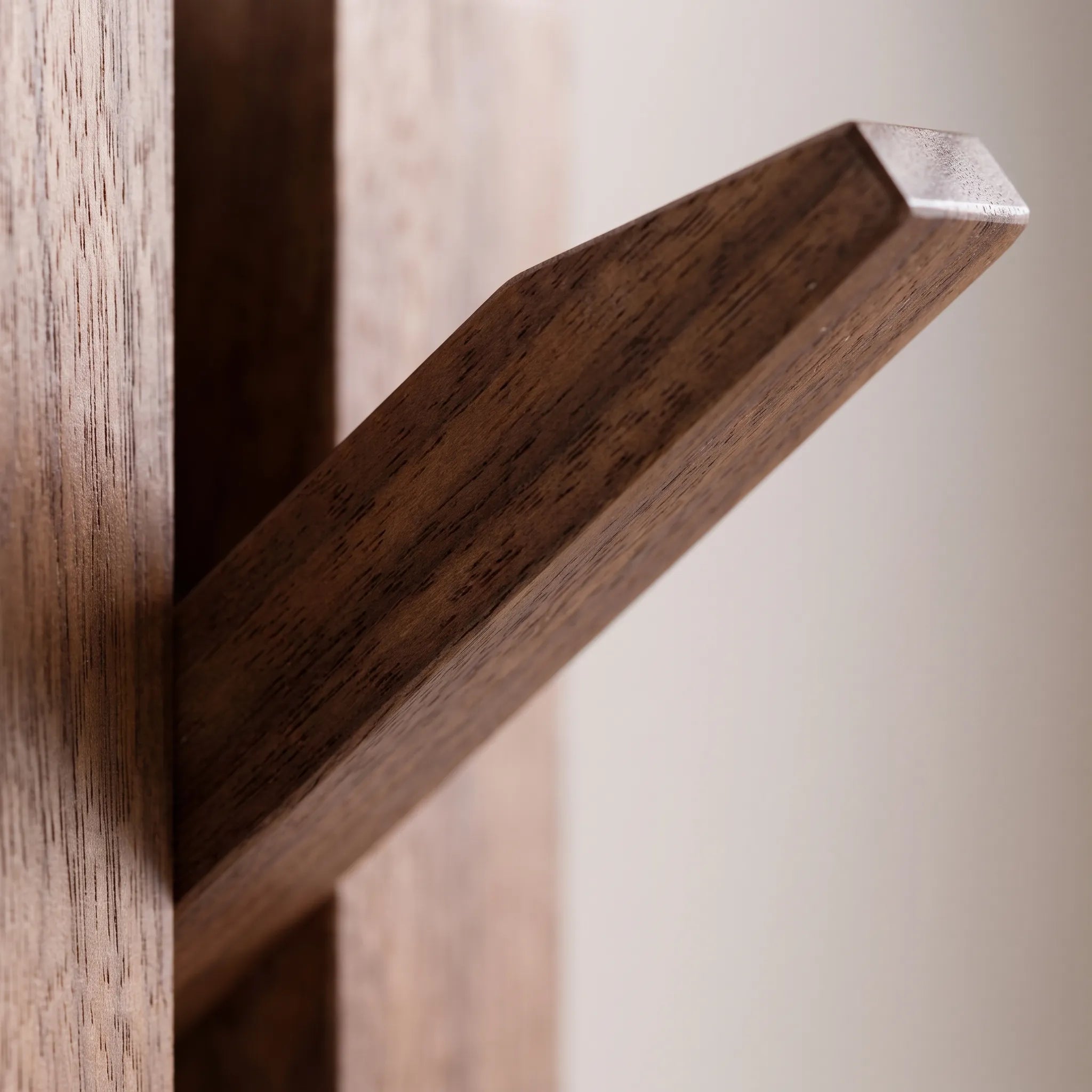 Slator - Minimalist Slatted Wall Coat Rack Hanging Daily Jackets