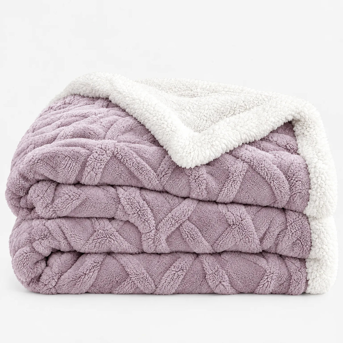 Snugglely - Textured Fleece Throw Relaxing On Sofas