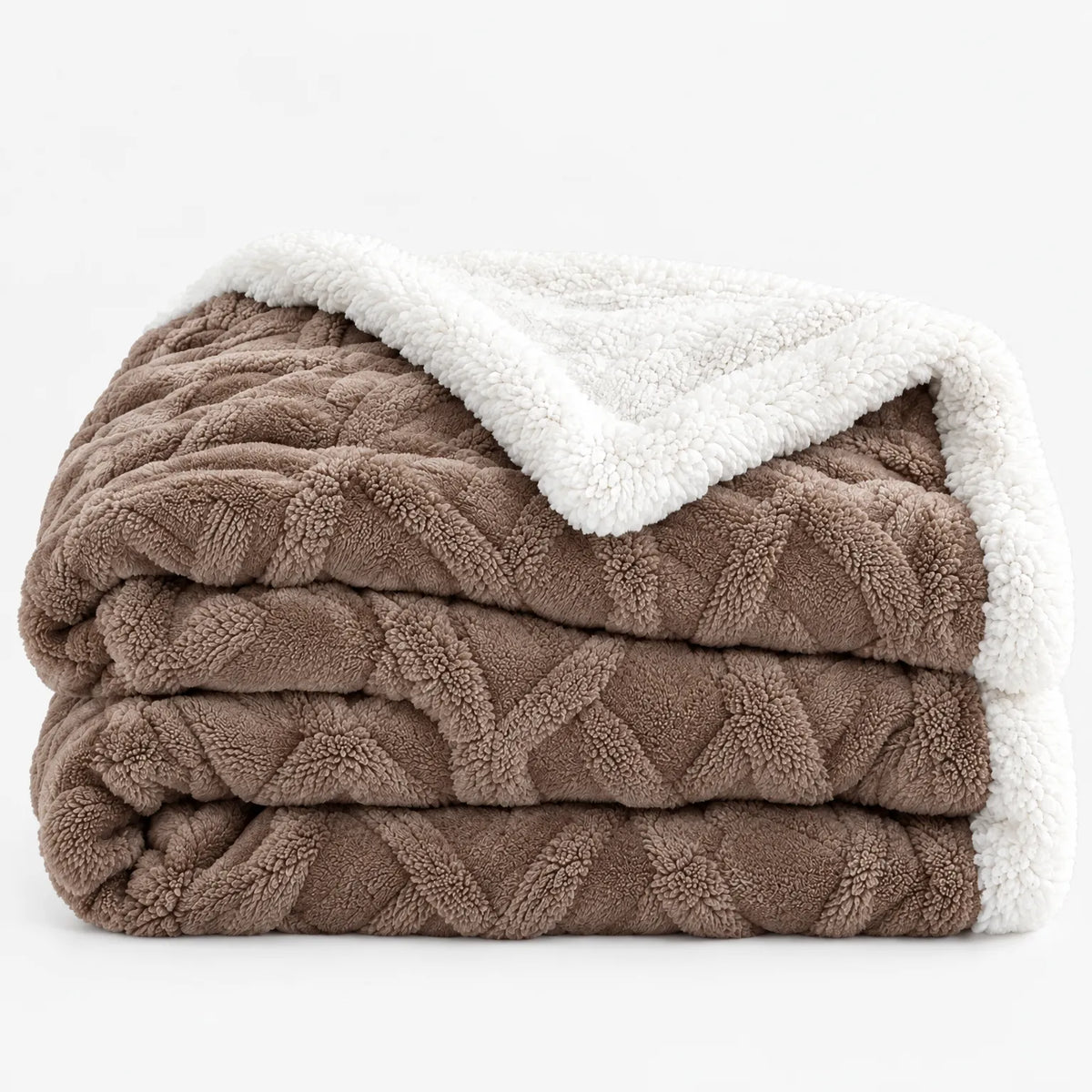 Snugglely - Textured Fleece Throw Relaxing On Sofas