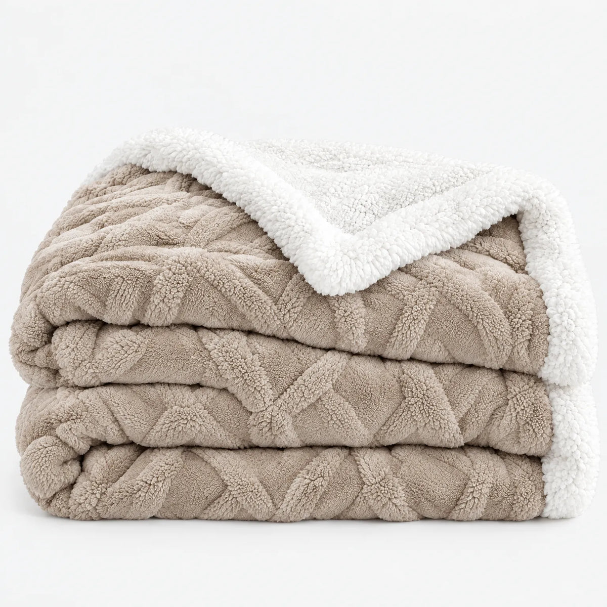 Snugglely - Textured Fleece Throw Relaxing On Sofas