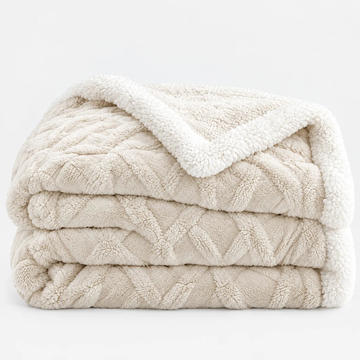 Snugglely - Textured Fleece Throw Relaxing On Sofas