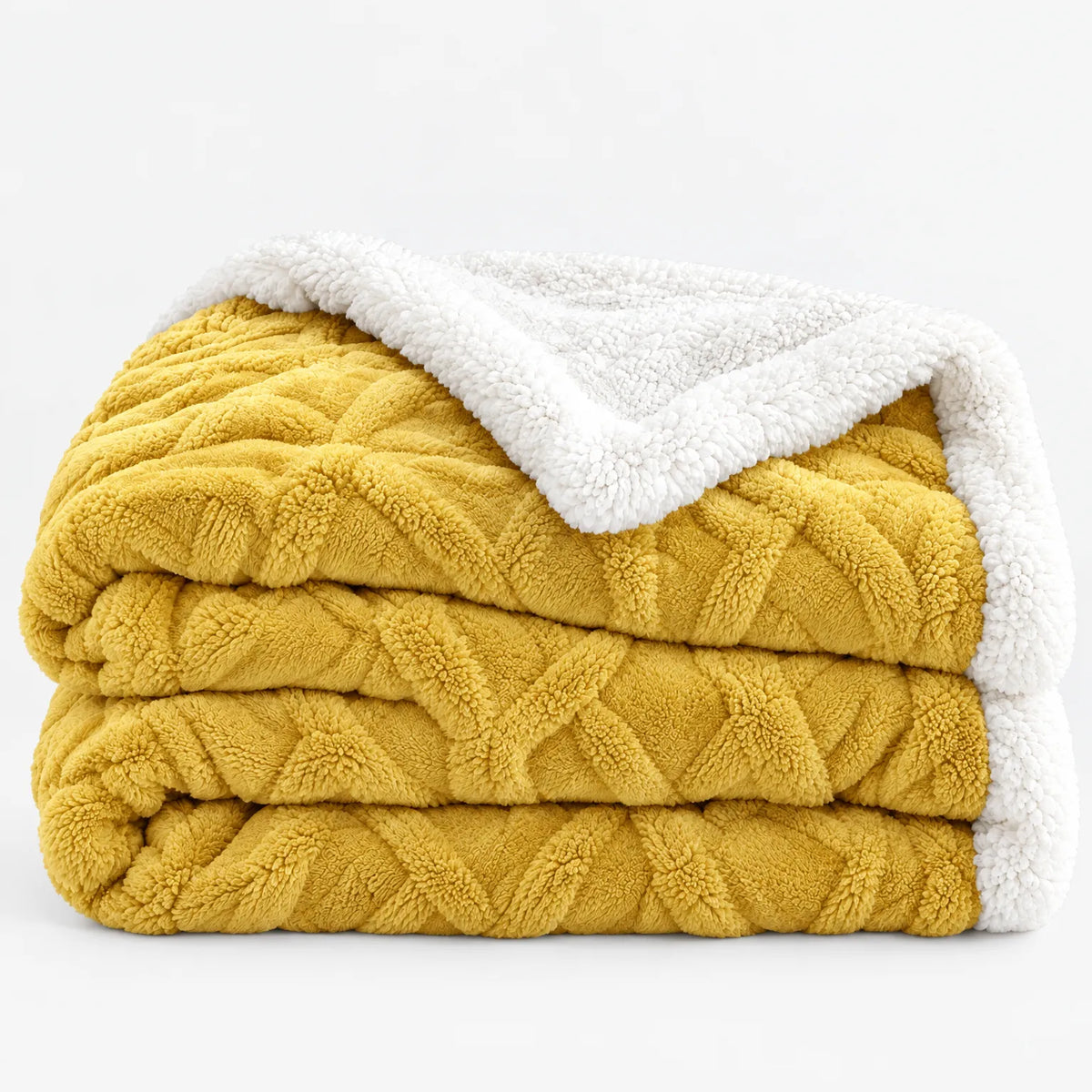 Snugglely - Textured Fleece Throw Relaxing On Sofas