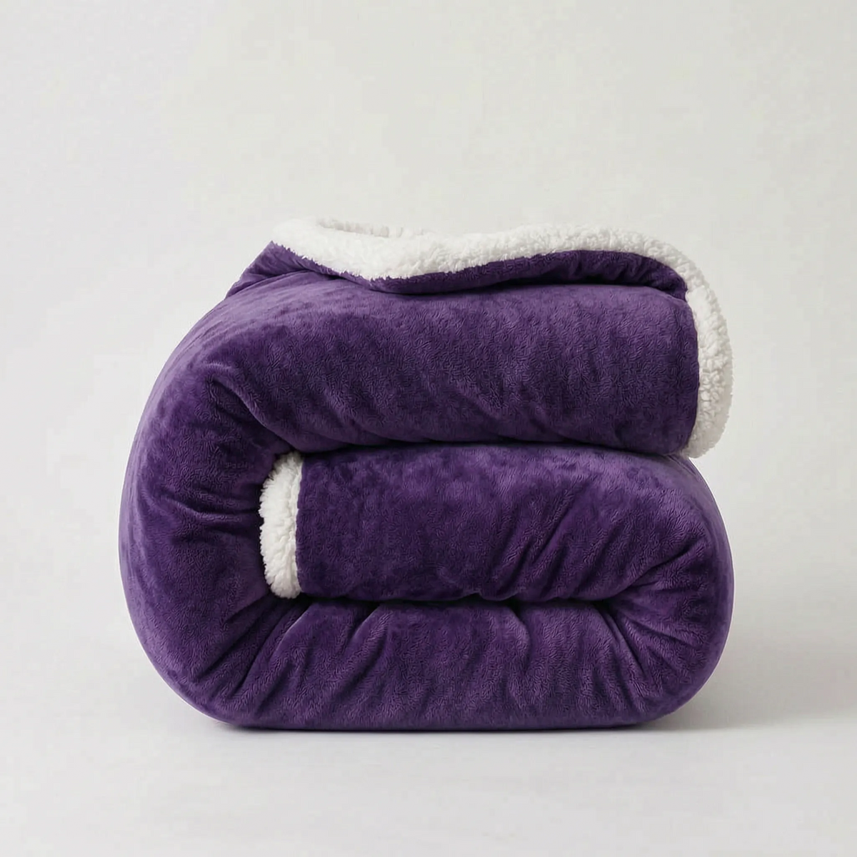 SnugglySoft - Double-Sided Contemporary Sherpa Throw Blanket Couch Lounging