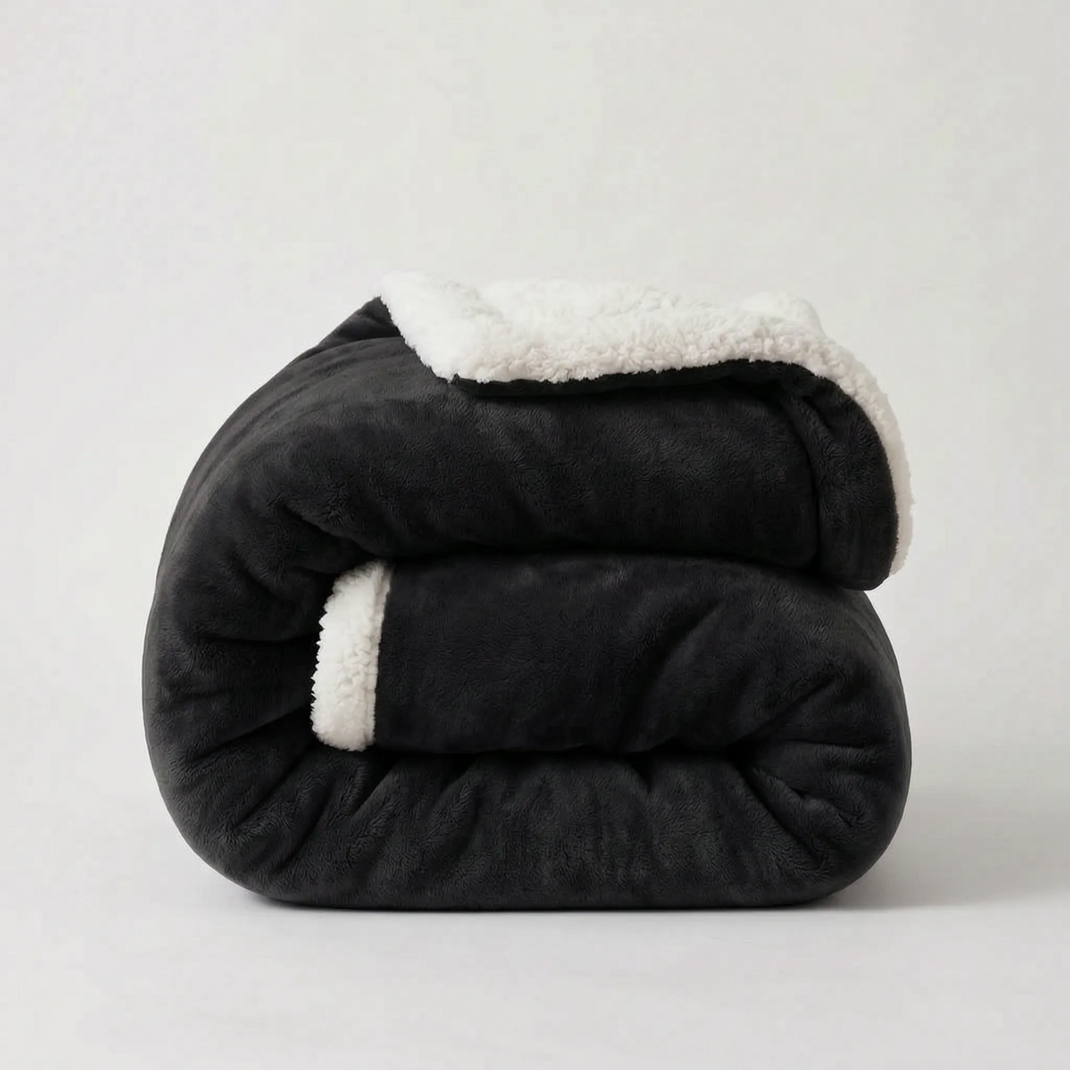 SnugglySoft - Double-Sided Contemporary Sherpa Throw Blanket Couch Lounging