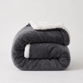SnugglySoft - Double-Sided Contemporary Sherpa Throw Blanket Couch Lounging