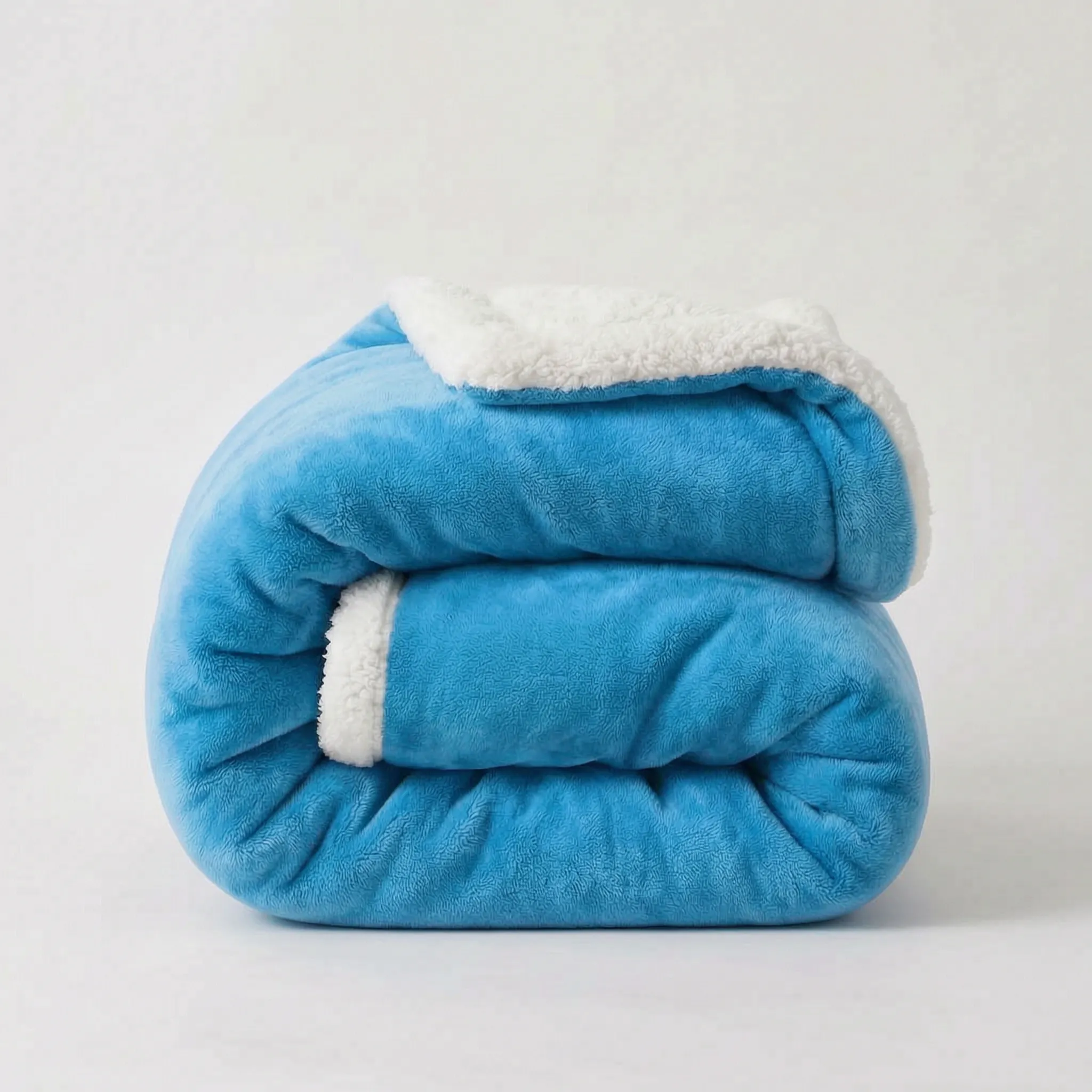 SnugglySoft - Double-Sided Contemporary Sherpa Throw Blanket Couch Lounging