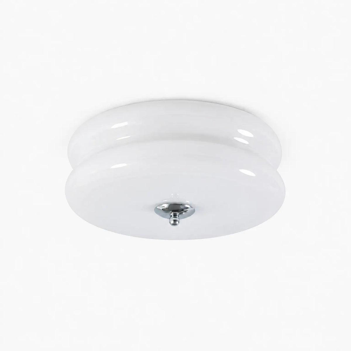 Solstice - Art Deco Semi Flush Mount Ceiling Light Illuminating Living Rooms