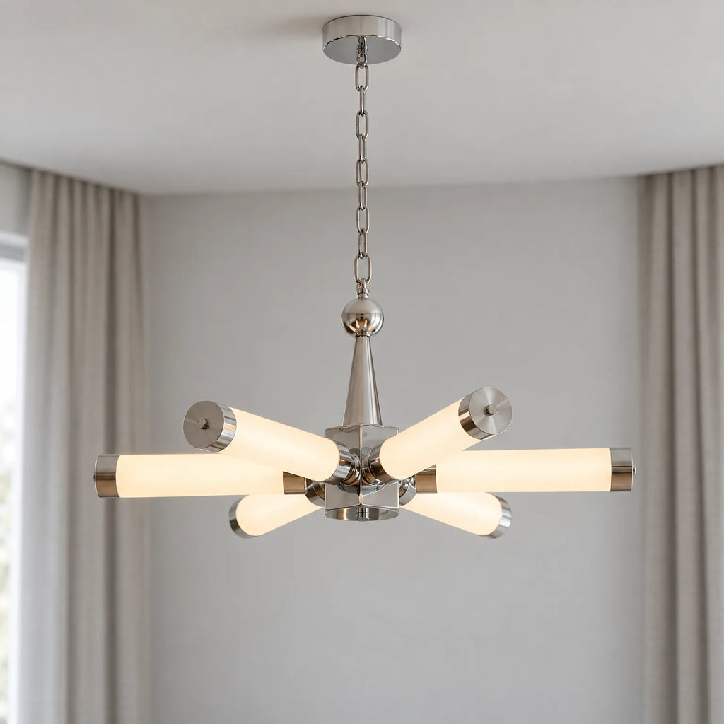 Stell - Modern Cylindrical Ceiling Light Illuminating Living Spaces