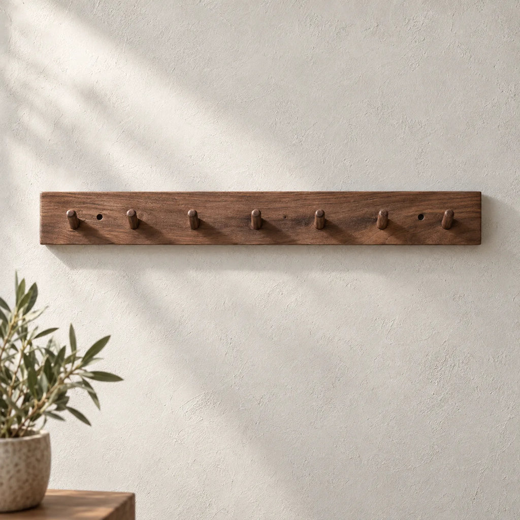Sylvia - Minimalist Wooden Coat Rack Organise Hallway Jackets