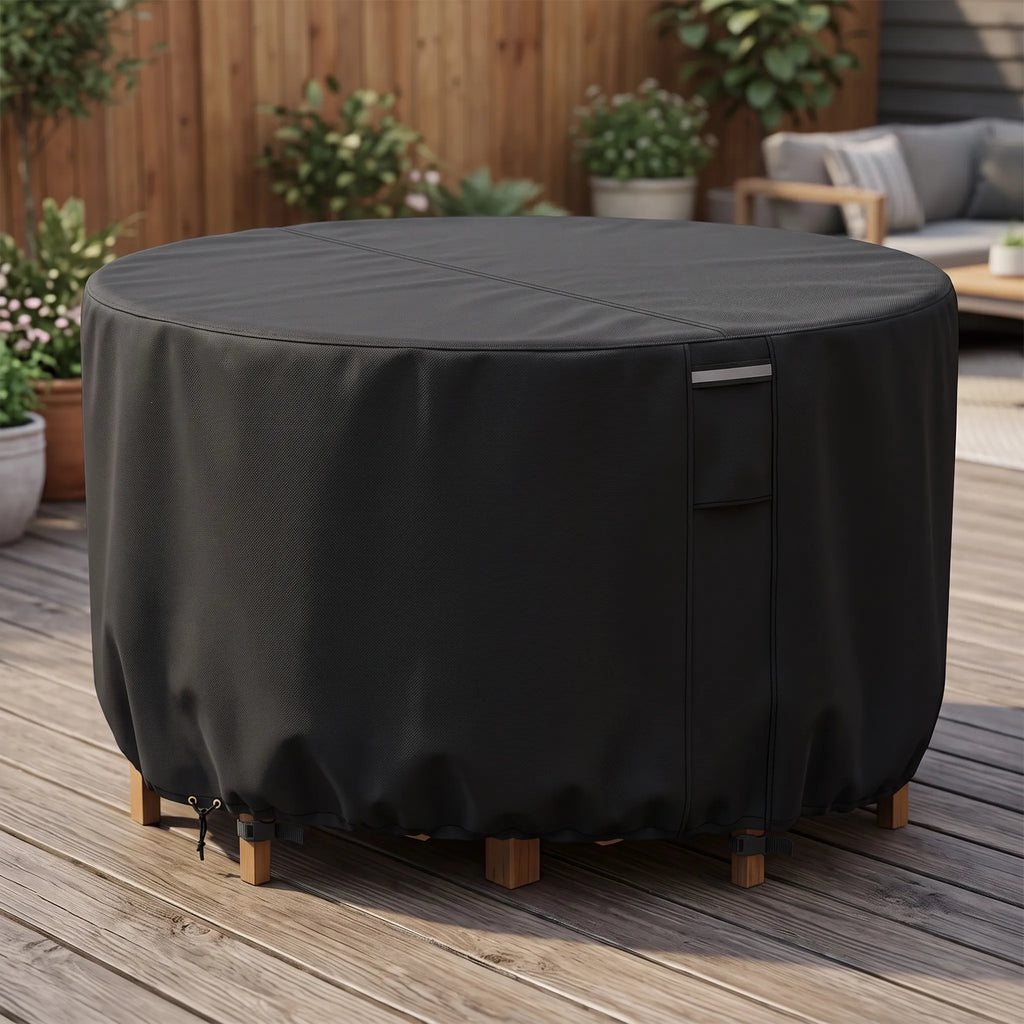 Tarkon - Round Patio Dining Furniture Cover Protecting Round Garden Dining Sets