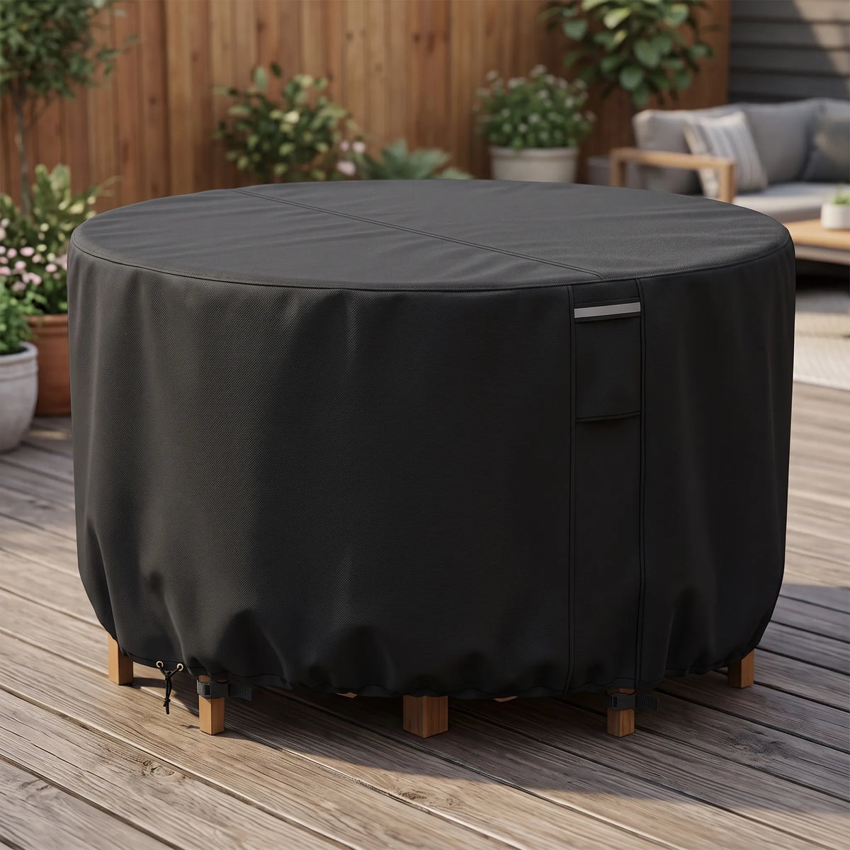 Tarkon - Round Patio Dining Furniture Cover Protecting Round Garden Dining Sets