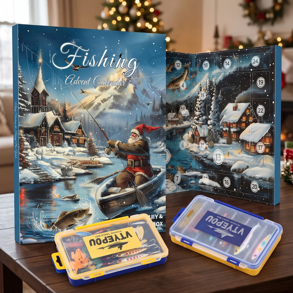Tarnio - Christmas Countdown Calendar With Fishing Lures Count Down To Christmas With A Fishing Twist