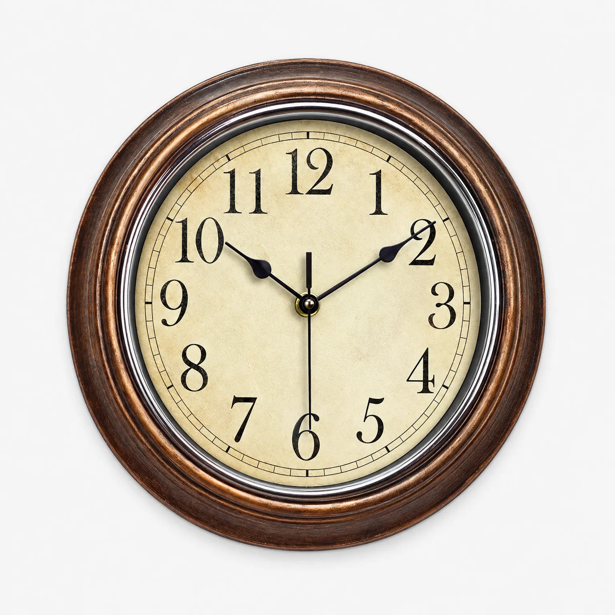 Timewisp - Classic Round Wall Clock Checking The Time