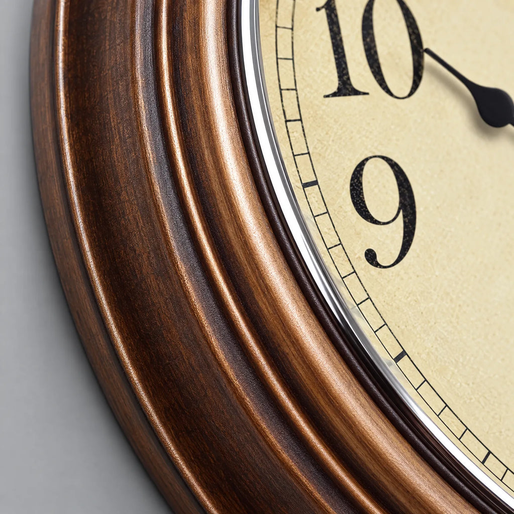 Timewisp - Classic Round Wall Clock Checking The Time