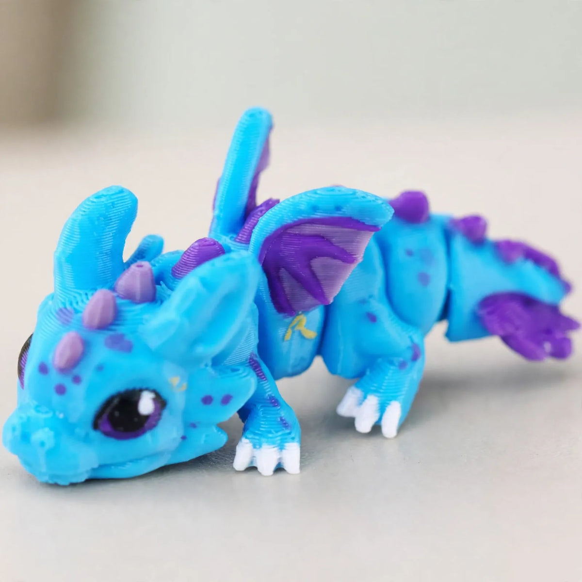 Colourful dragon advent calendar with 24 mini moveable animal figures