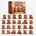 24-day harvest-themed calendar with collectible Highland cattle figures