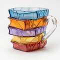 TomeSip - Book Themed Clear Coffee Mug Morning Coffee Routines