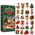 Tovika - Christmas Advent Calendar With Brick Ornaments Count Down To Christmas One Day At A Time