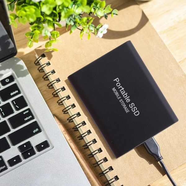 Portable SSD with USB cable
