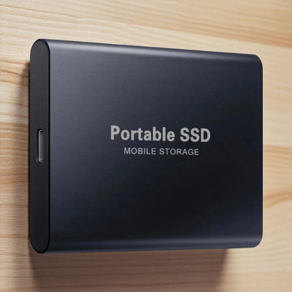 Portable SSD with USB cable