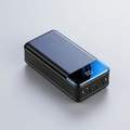Portable multi-port power bank with digital percentage display